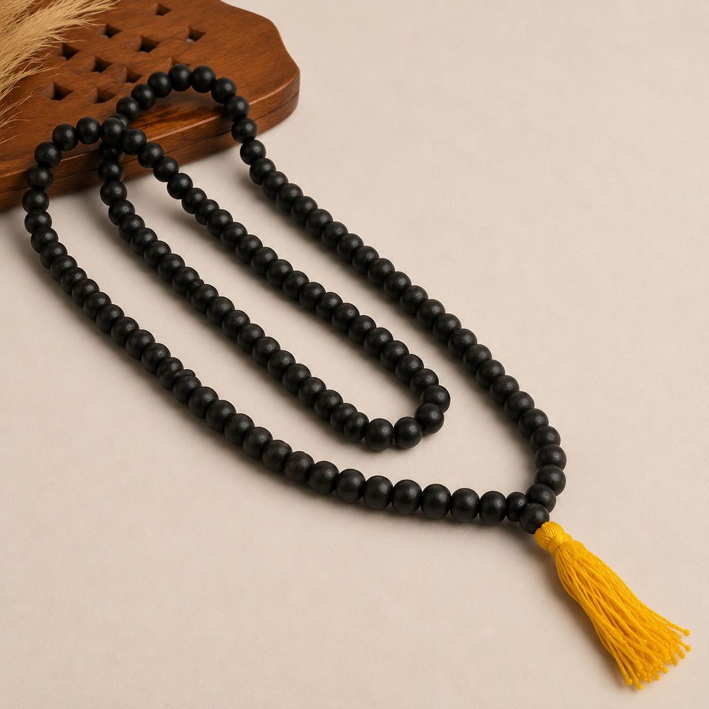 Divine Karungali Combo – 108+1 Mala + Inner Balance Band